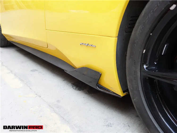 2010-2015 Ferrari 458 Coupe & Spider Speciale Style Carbon Fiber Side Skirts Canards