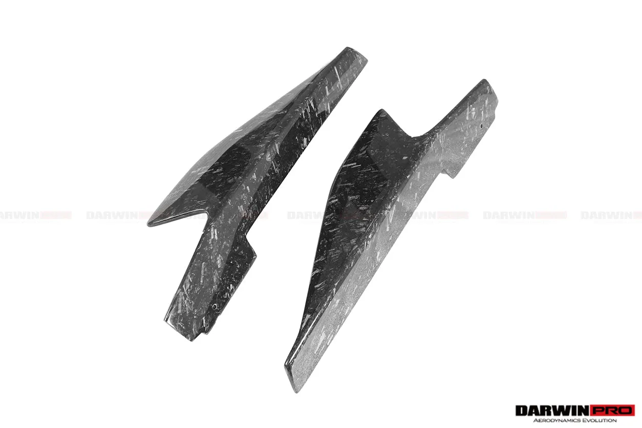 2010-2015 Ferrari 458 Coupe & Spider Speciale Style Carbon Fiber Side Skirts Canards