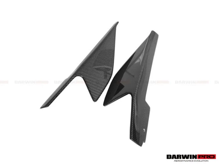 2010-2015 Ferrari 458 Coupe & Spider Speciale Style Carbon Fiber Side Skirts Canards