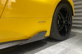 2010-2015 Ferrari 458 Coupe & Spider Speciale Style Carbon Fiber Side Skirts Canards