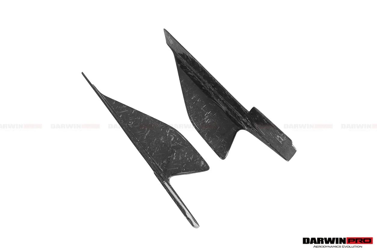 2010-2015 Ferrari 458 Coupe & Spider Speciale Style Carbon Fiber Side Skirts Canards