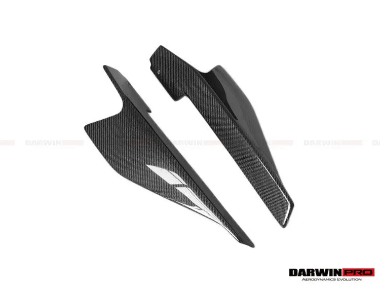 2010-2015 Ferrari 458 Coupe & Spider Speciale Style Carbon Fiber Side Skirts Canards