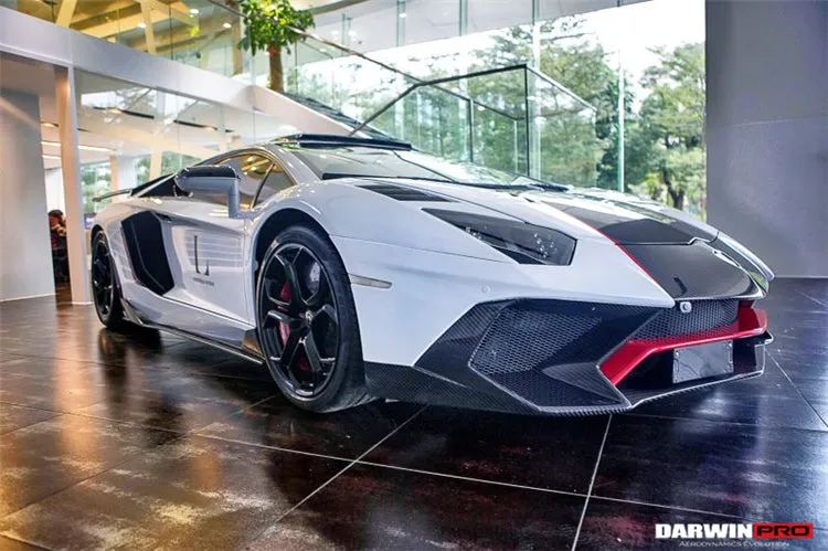 2011-2016 Lamborghini Aventador LP700 Coupe/Roadster BKSS Style Carbon Fiber Side Skirts Under Board