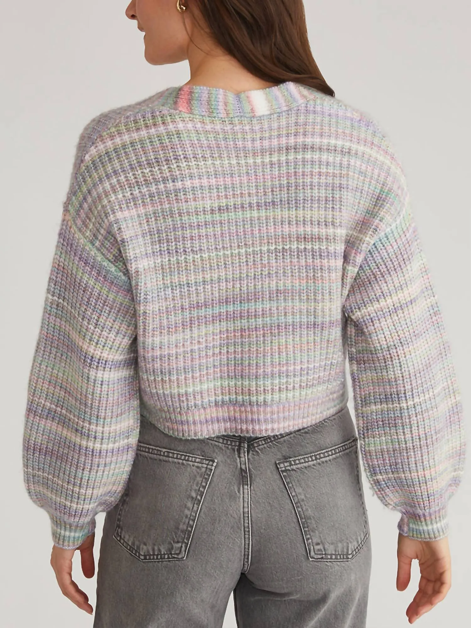 525 America - Space Dye Open Front Cardigan