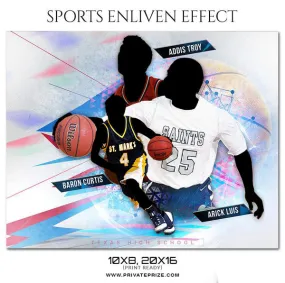 Addis Troy -  Basketball Sports Enliven Effects Photography Template