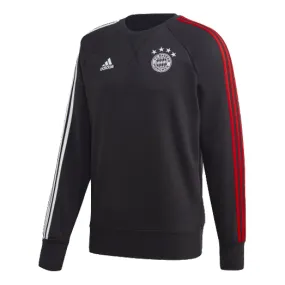adidas FCB SWT TOP Bayern Munich Soccer/Football Sports Pullover Sweatshirt Black, black