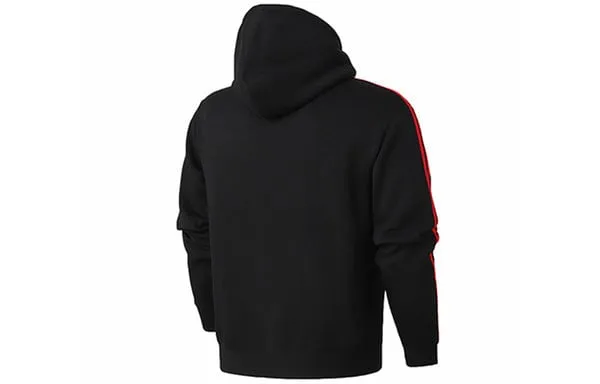 adidas originals 3 Stripe Circle Sports Black Sweatshirt, black