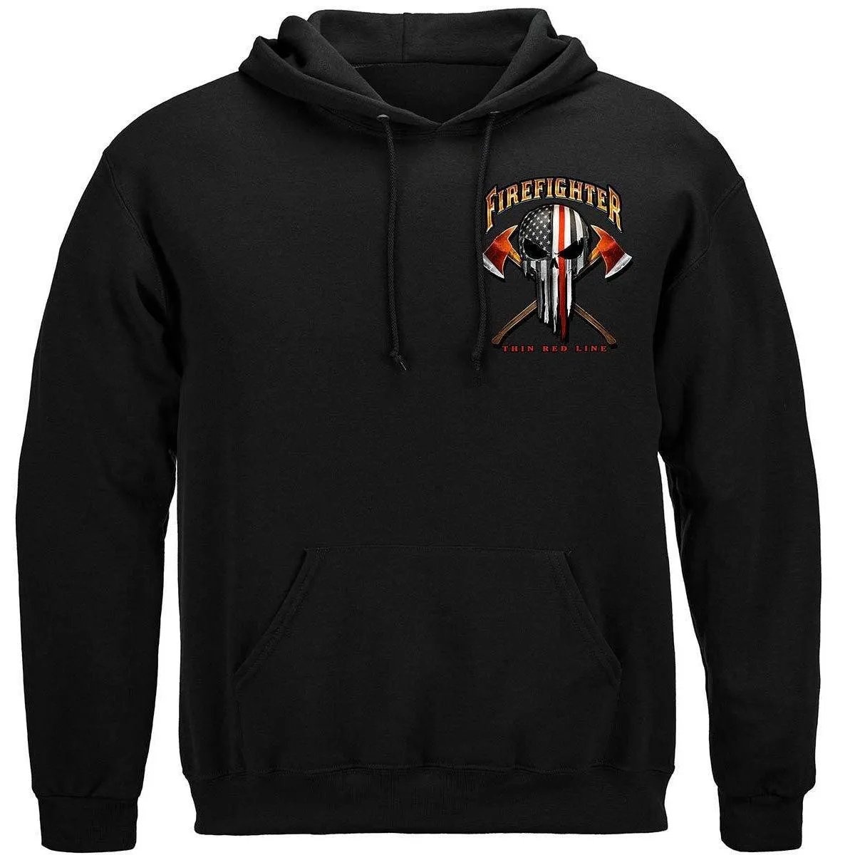 American Pride Firefighter Skull of Freedom T-shirt