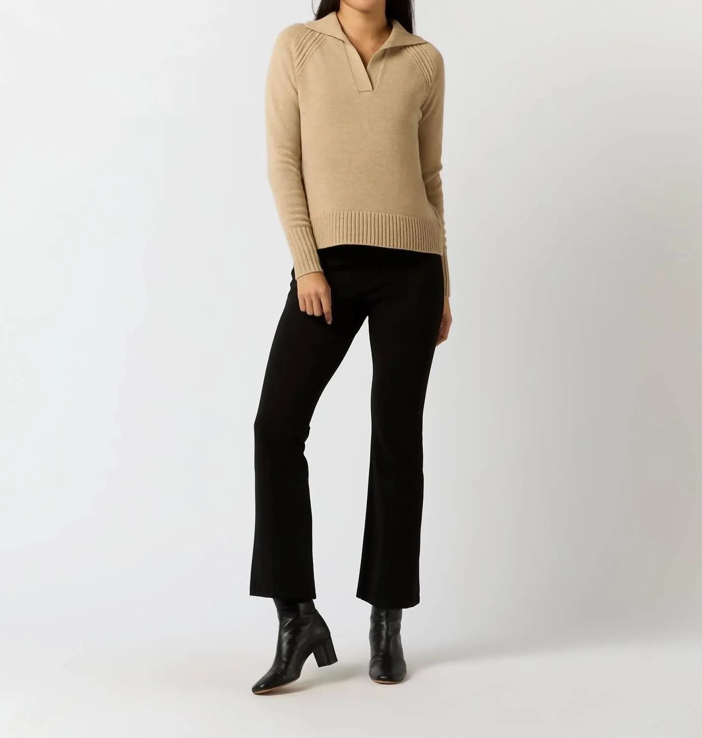 Ann Mashburn - Blaire Johnny Collar Sweater