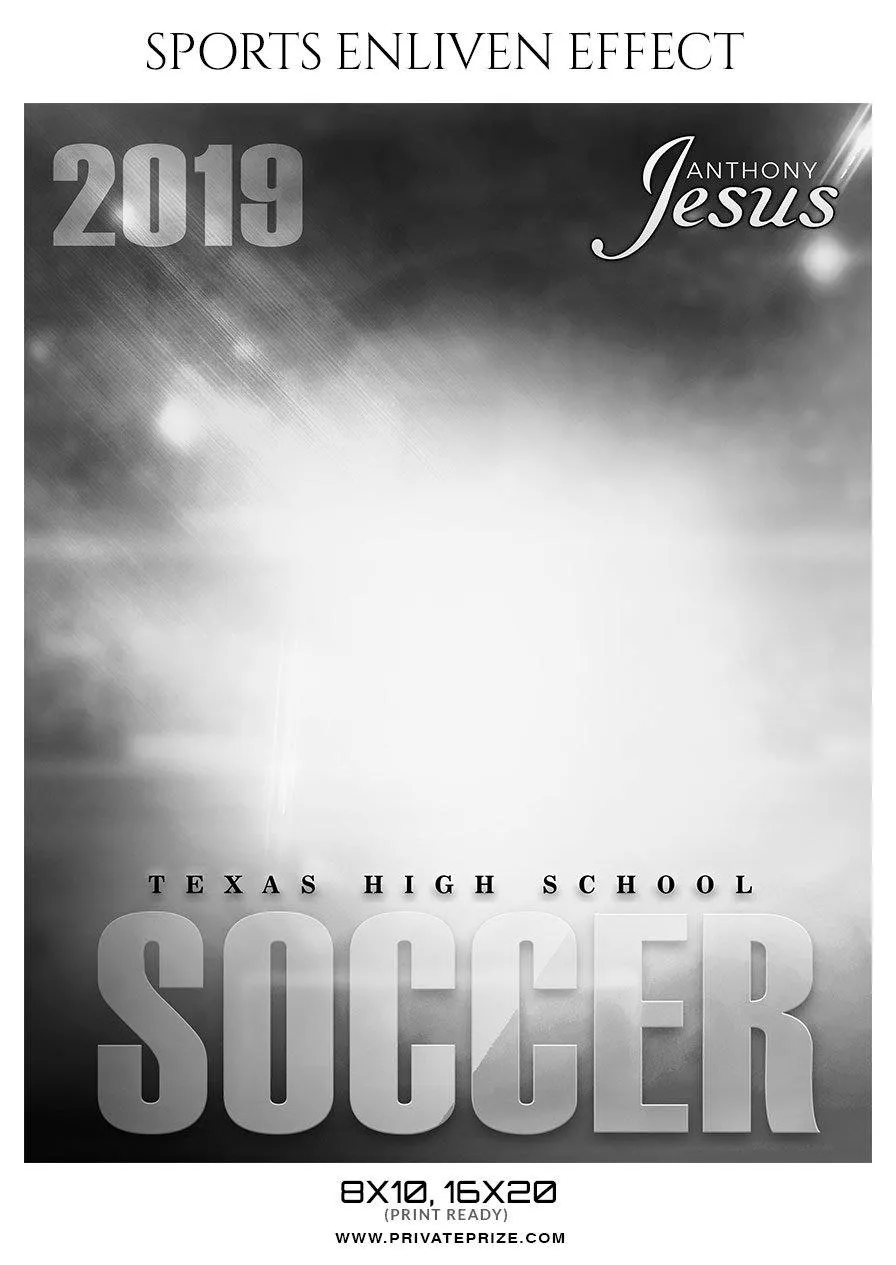 Anthony Jesus - Soccer Sports Enliven Effects Photography Template