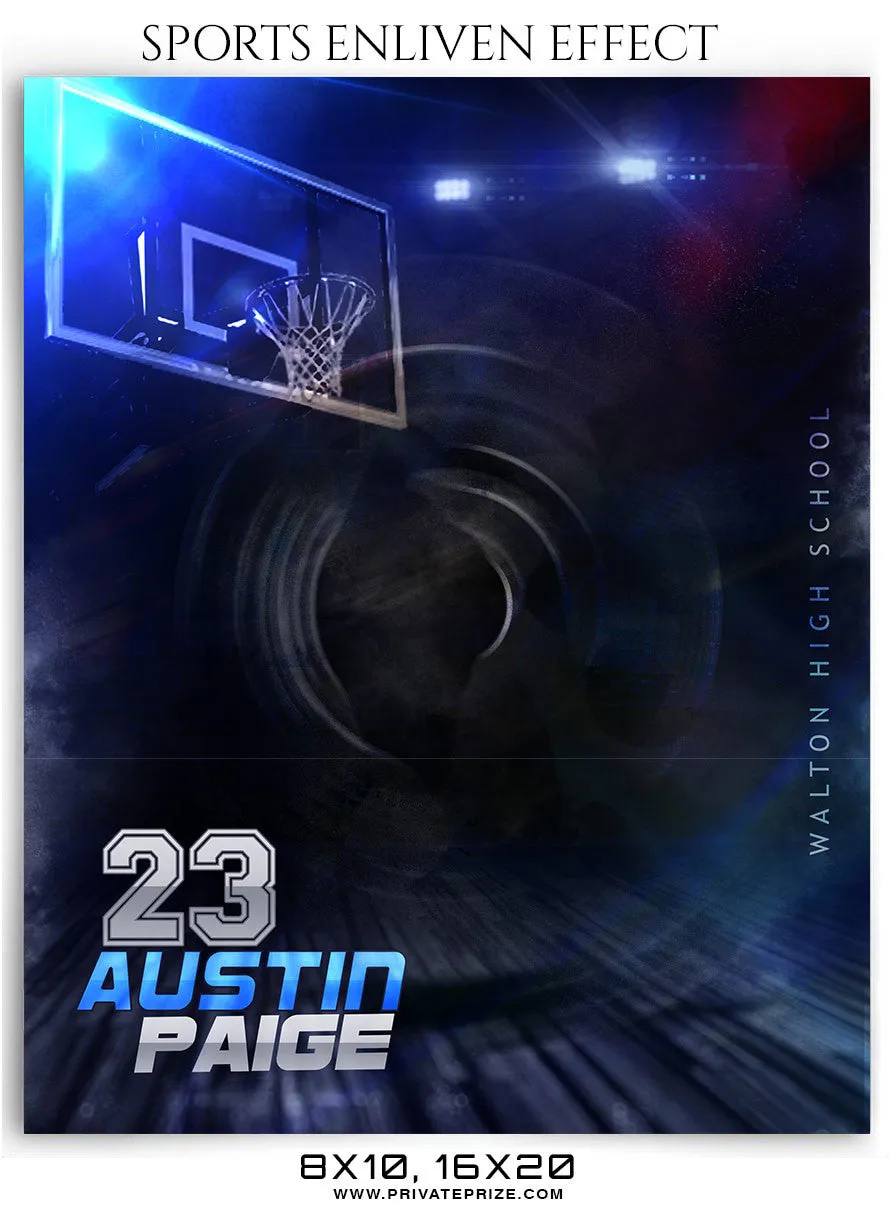 Austin Paige Basketball Sports Photography - Enliven Effects