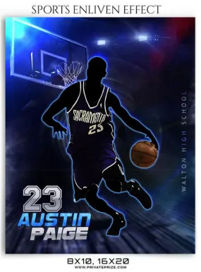 Austin Paige Basketball Sports Photography - Enliven Effects
