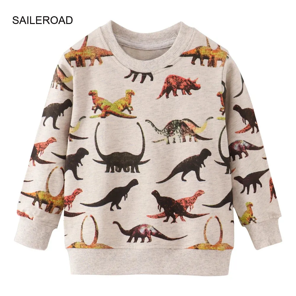 Baby Boy 2-7T Outerwear Dinosaur Sweaters