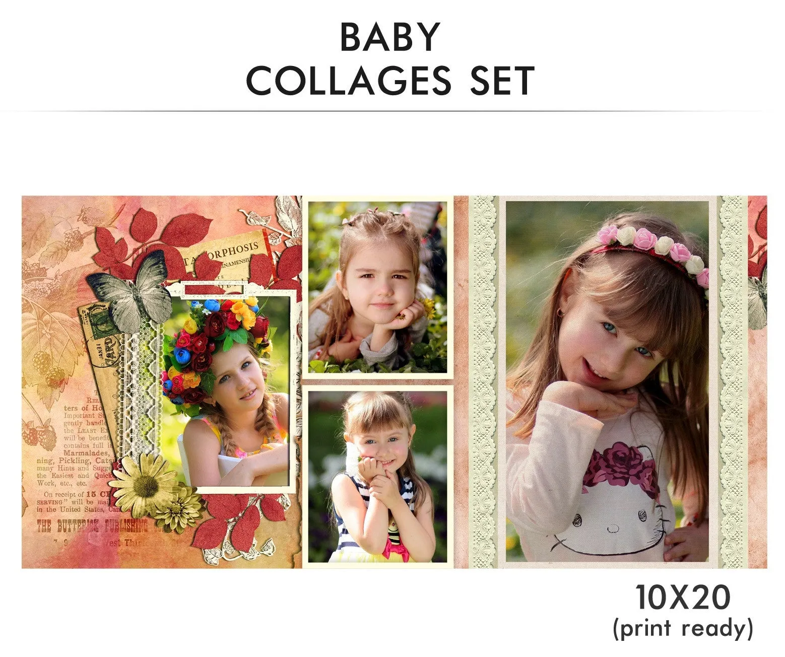 Baby Collage Set - Little Angel