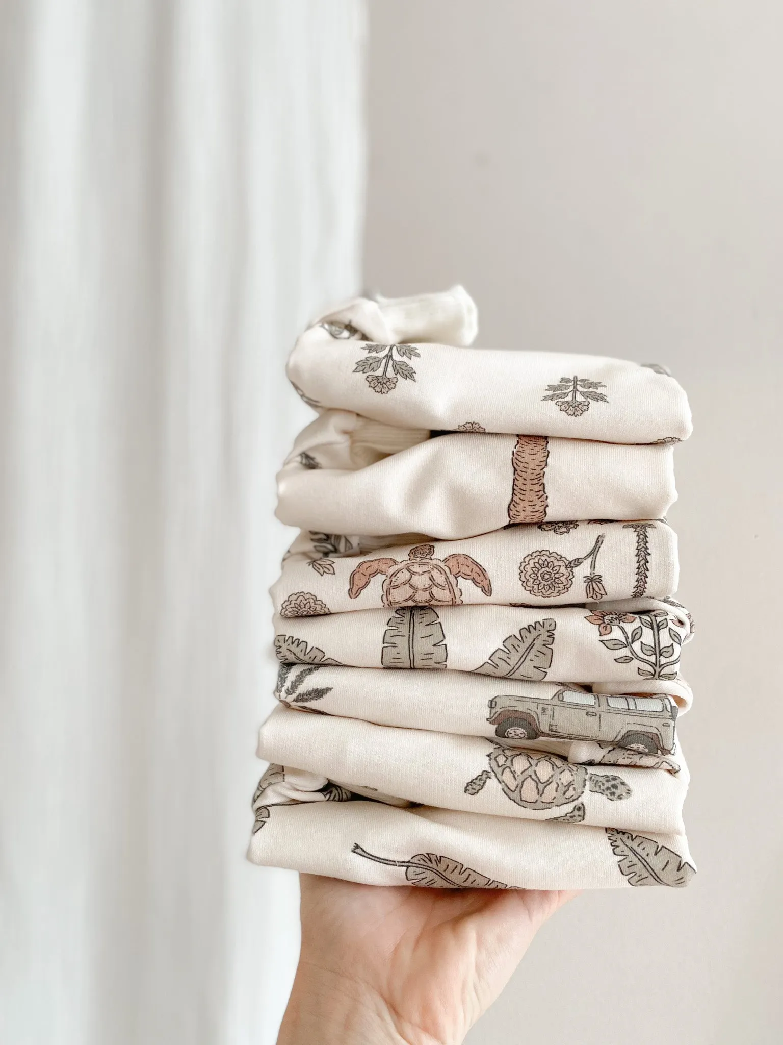 Baby cotton sweatshirt / turtles