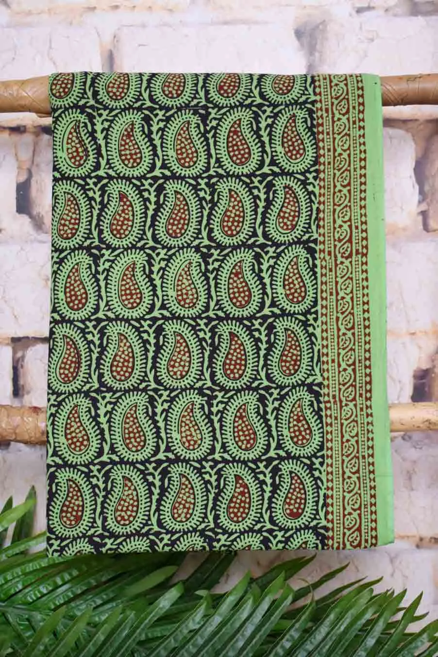 Bagh Cotton Suit with Bandhani