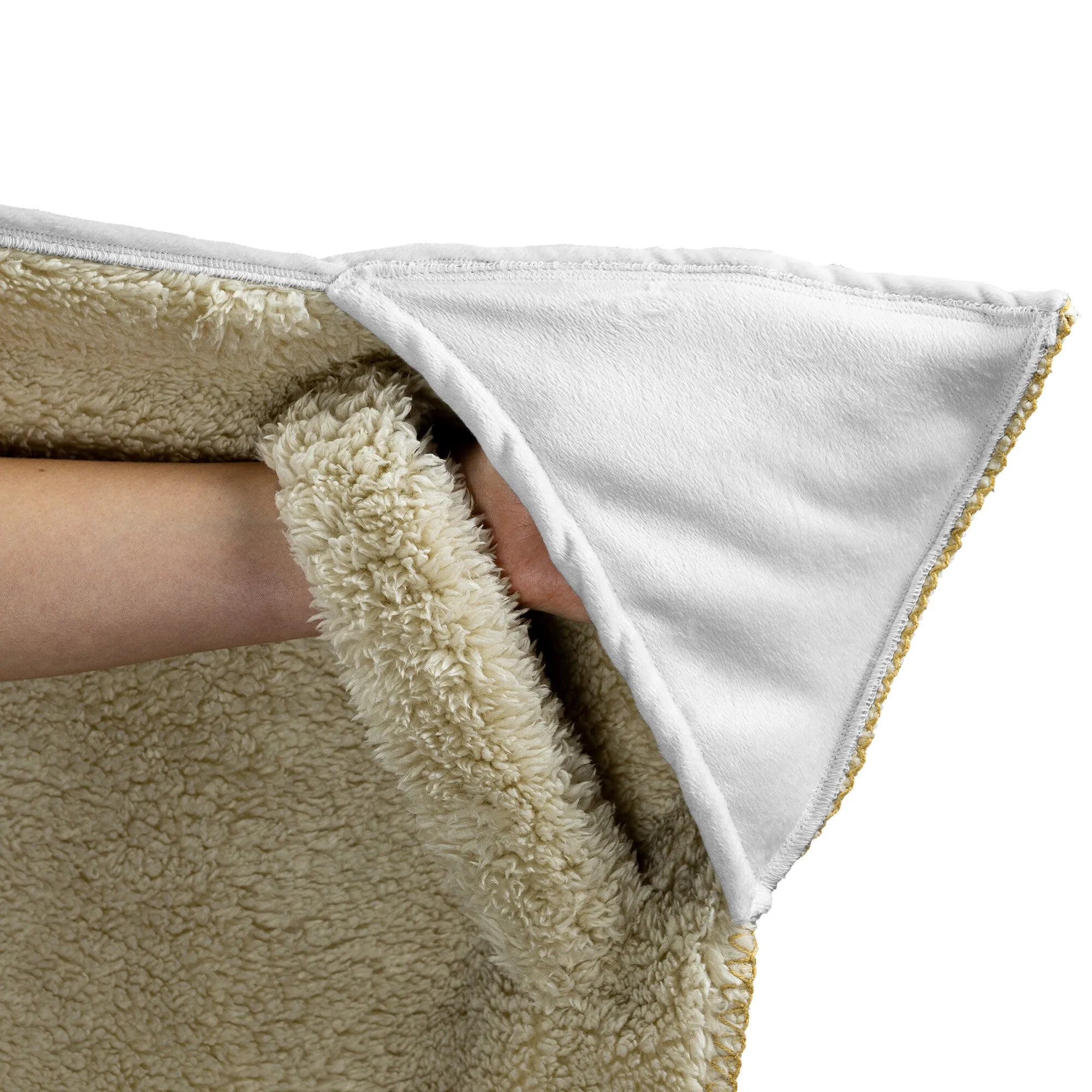Baseball Stitch Hooded Blanket