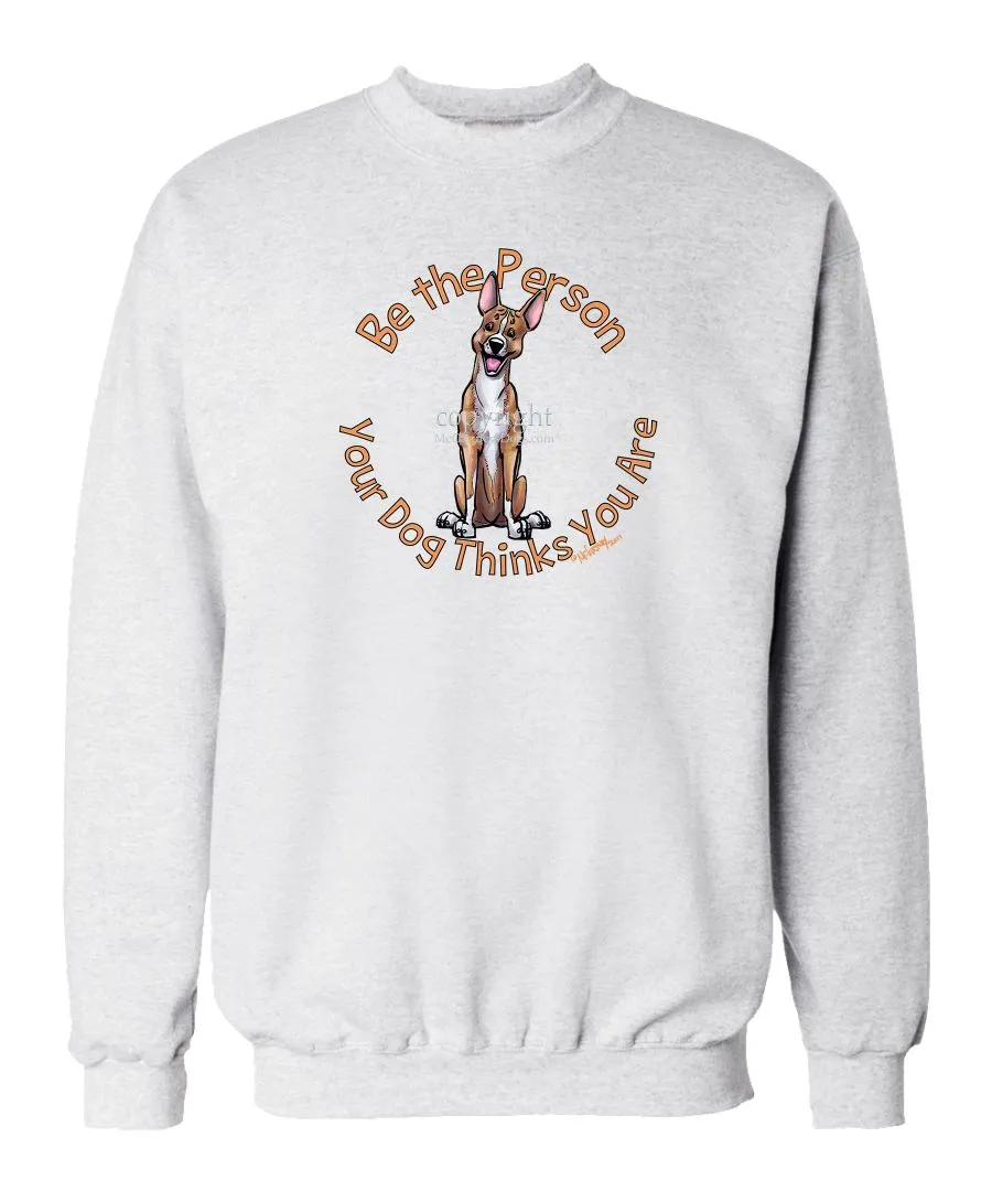 Basenji - Be The Person - Sweatshirt