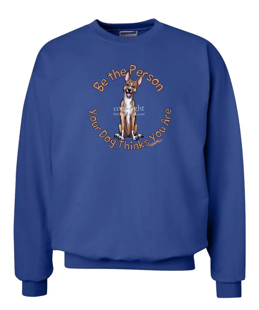Basenji - Be The Person - Sweatshirt