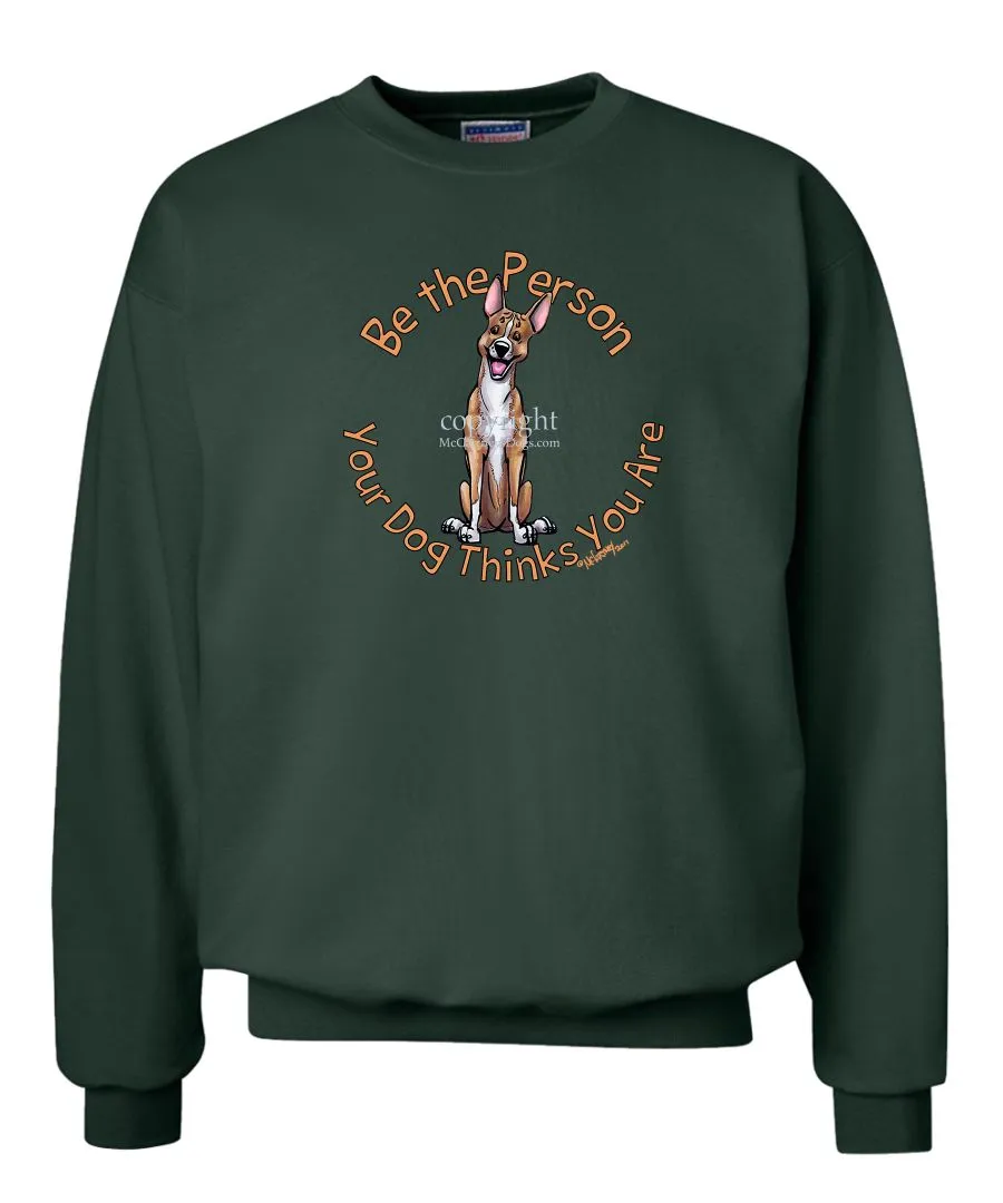 Basenji - Be The Person - Sweatshirt
