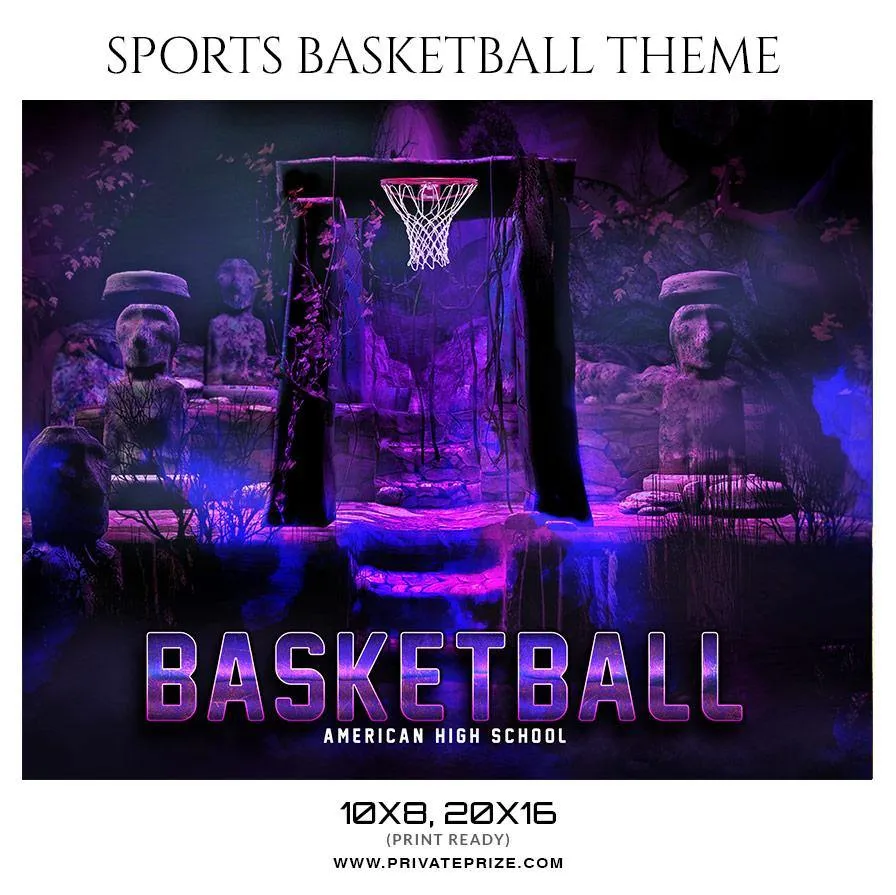 Basketball - Theme Sports Photography Template