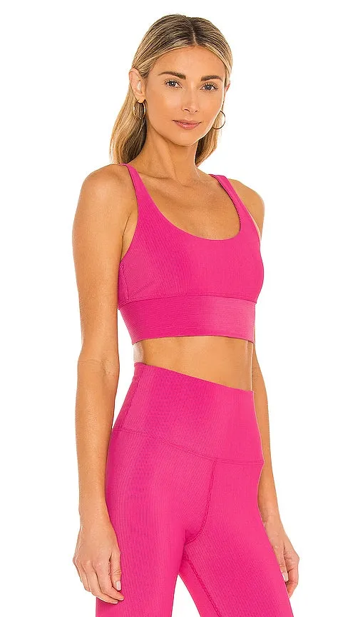BEACH RIOT Leah Sports Bra in Pink