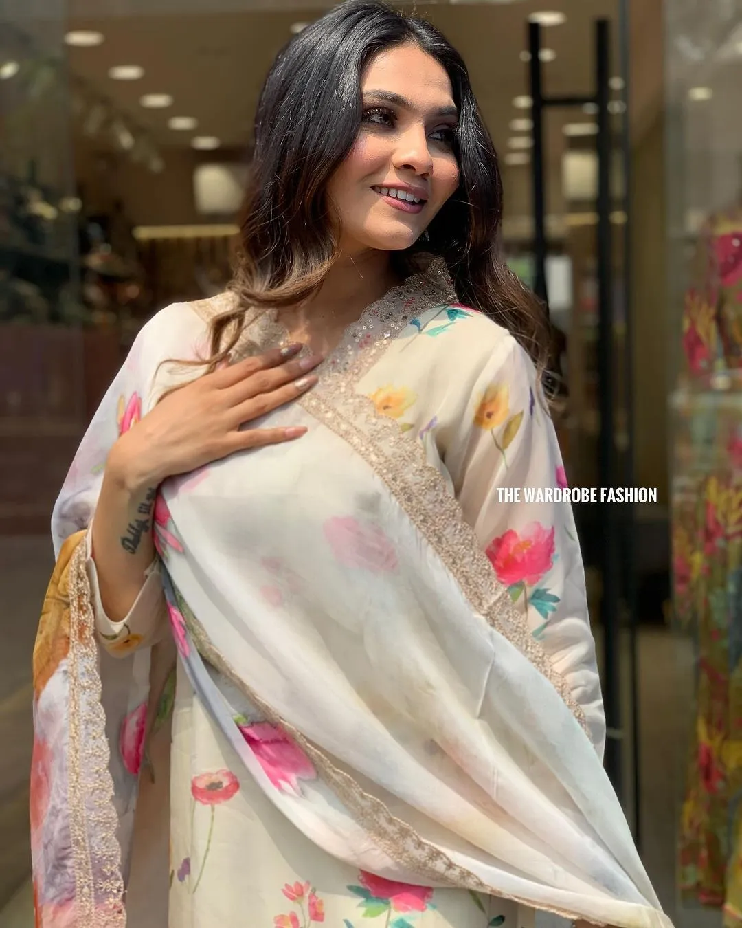 Beautiful Designer Heavy Orgenza Salwar Suit
