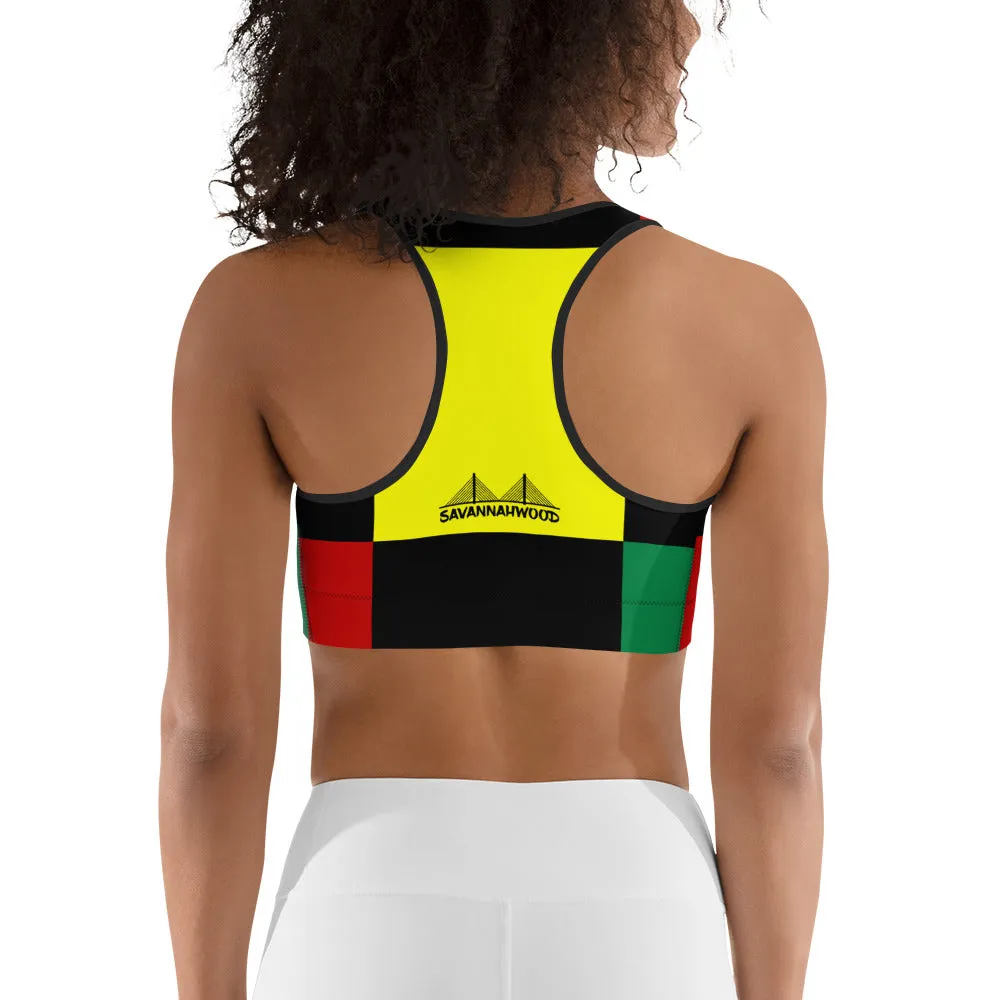 Black History Sports Bra