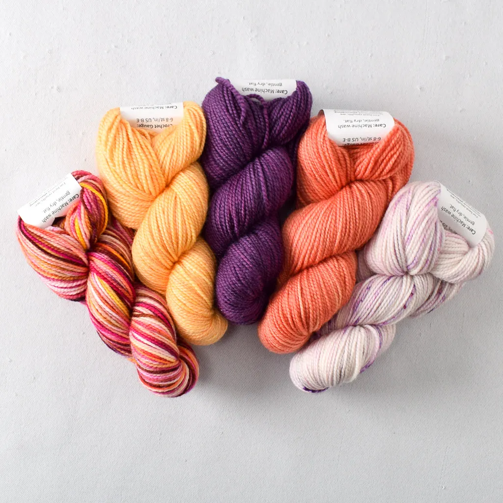 Bloomin Pansies, Coreopsis, Spiked Punch, Santa Barbara, Posey - Gnome-Made Gifts Set - Babette