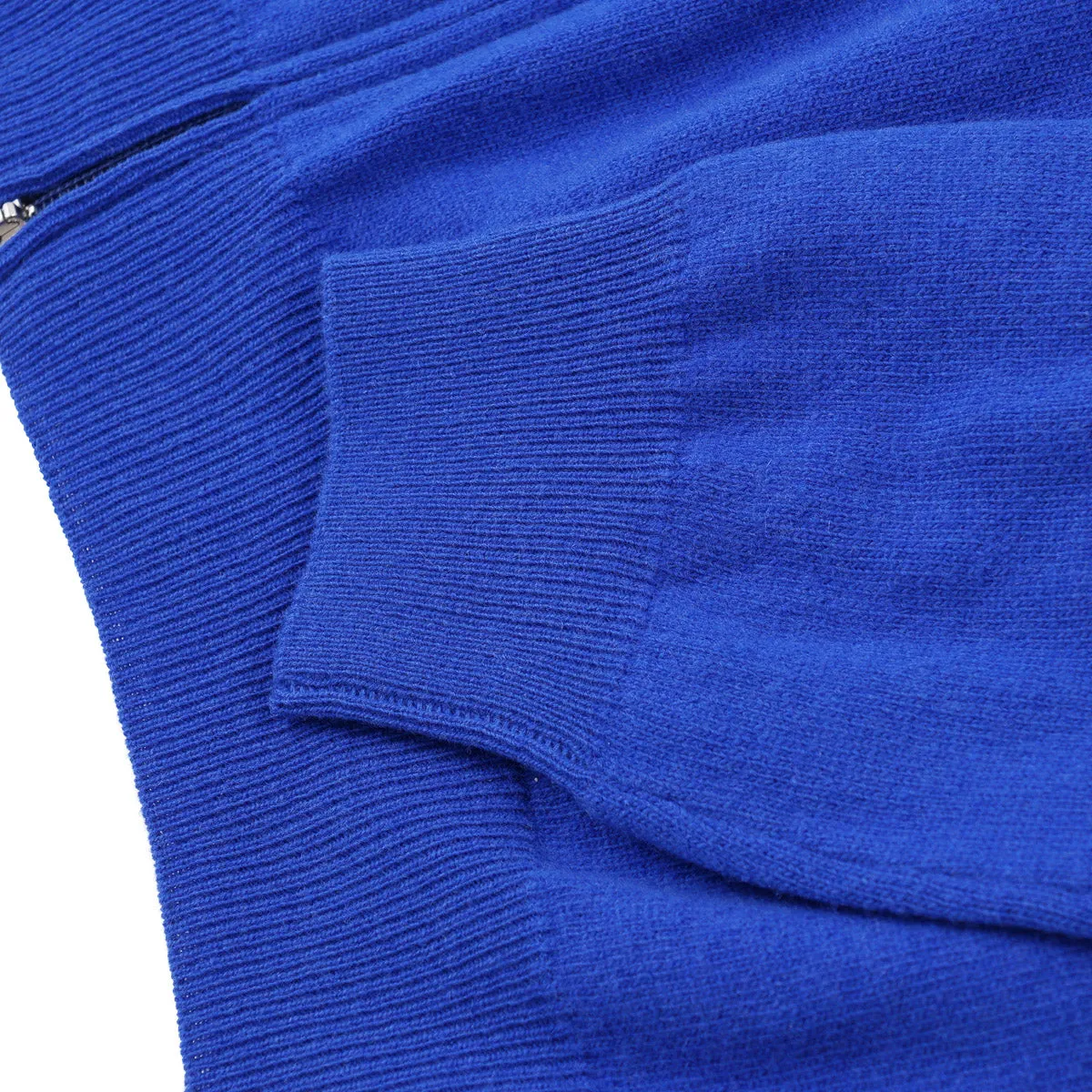 Boglioli Full-Zip Hooded Wool Sweater