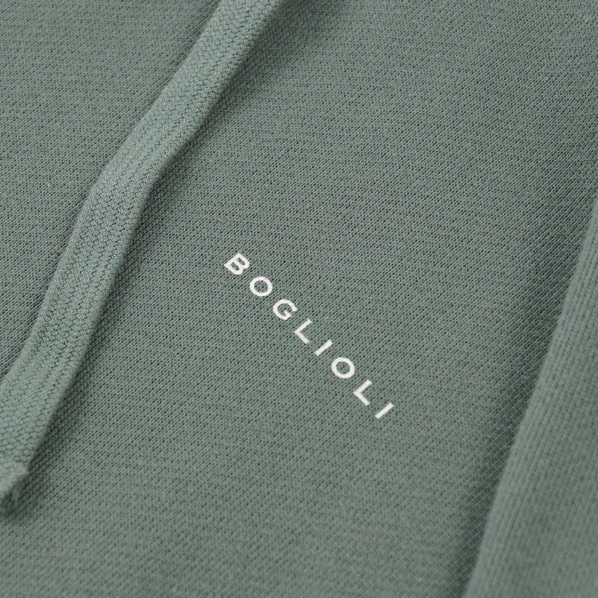 Boglioli Hooded Pullover Cotton Sweatshirt