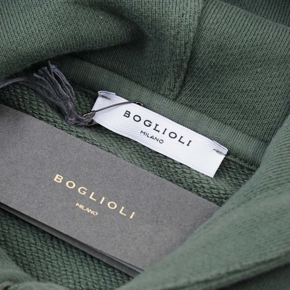 Boglioli Hooded Pullover Cotton Sweatshirt