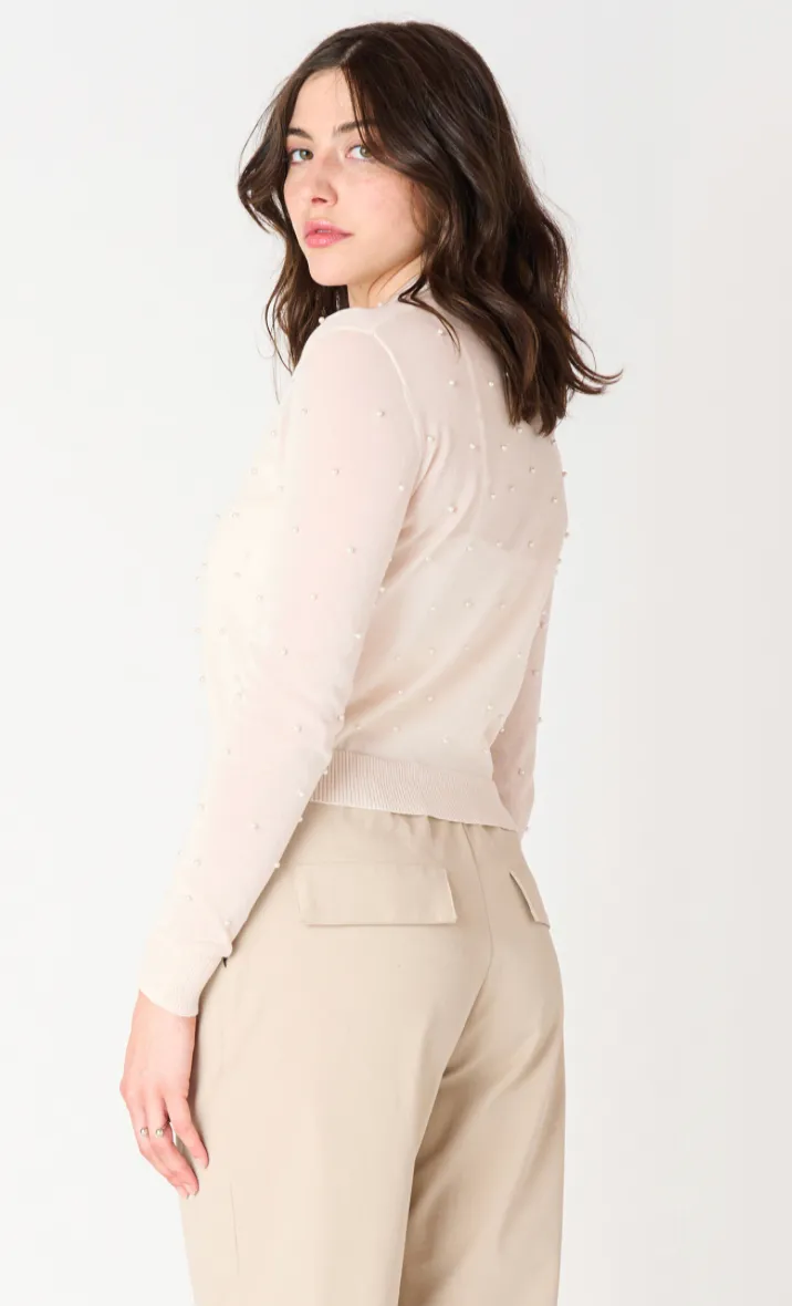 BT2527269 Pearl Detail L/S Cardigan