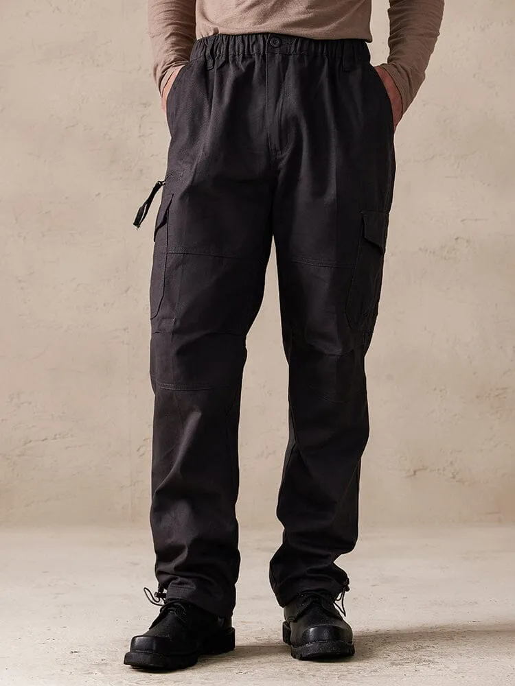 Casual 100% Cotton Multi Pockets Pants