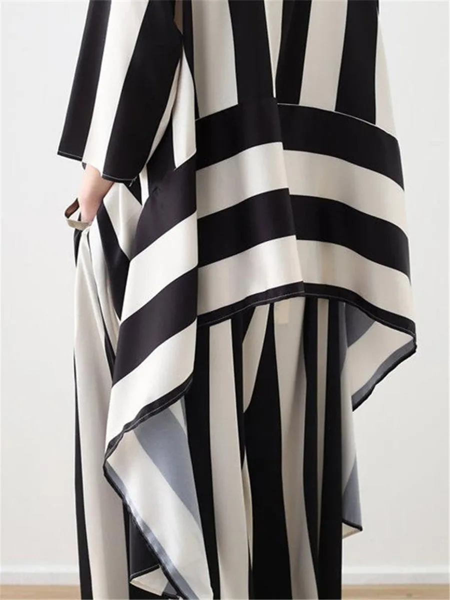Casual Fashion Striped Irregular Suits