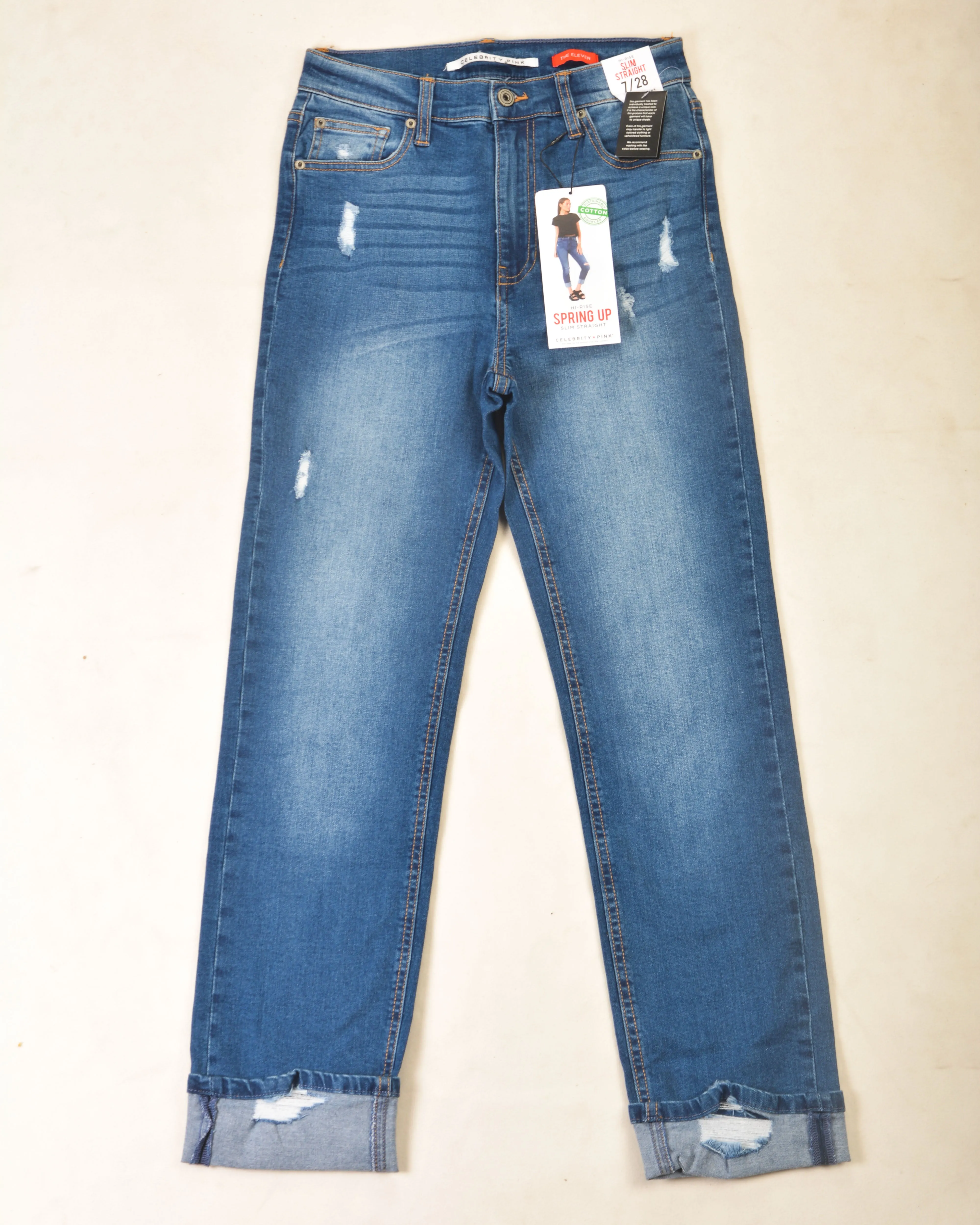 Celebrity Pink High Rise Slim Jeans- Light Blue