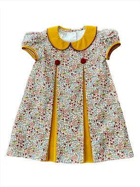Celine Floral Pleated Dress