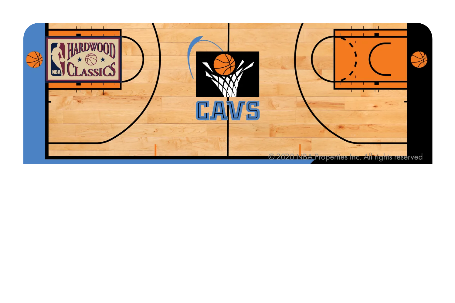 Cleveland Cavaliers: Retro Courtside Hardwood Classics