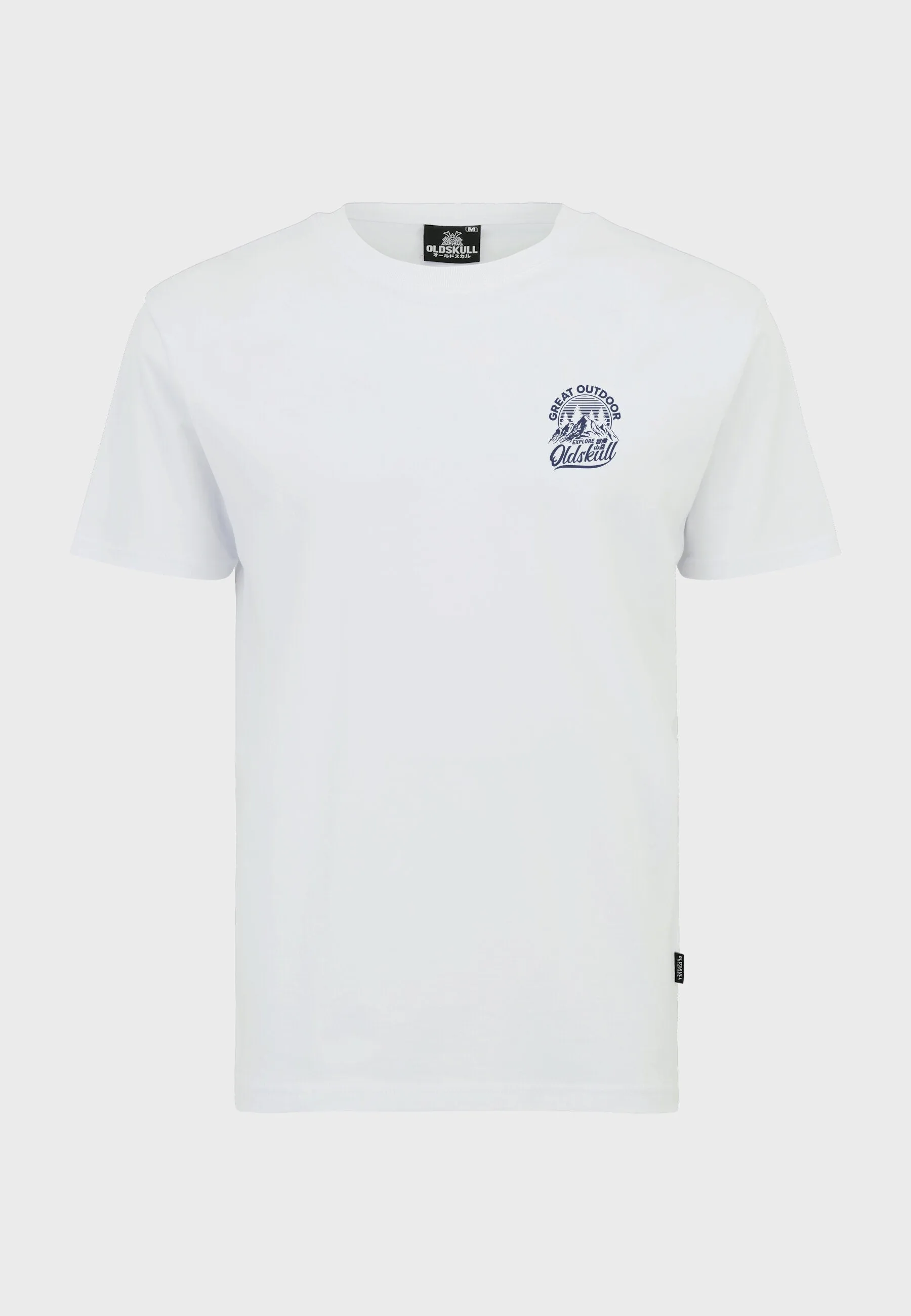 Cliff Banger Backprint T-Shirt White