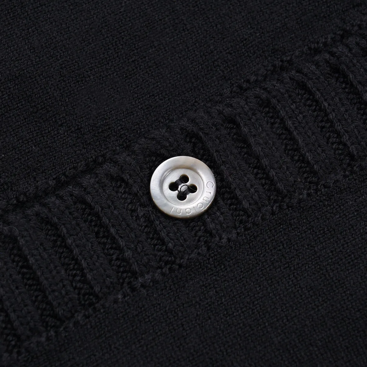 Cruciani Merino Wool Cardigan Sweater