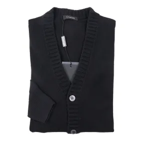 Cruciani Merino Wool Cardigan Sweater
