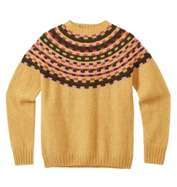 Donna Wilson - Glitch Yoke Sweater - Marzipan