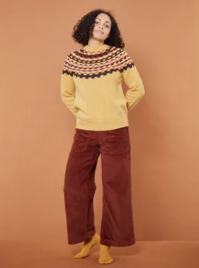 Donna Wilson - Glitch Yoke Sweater - Marzipan