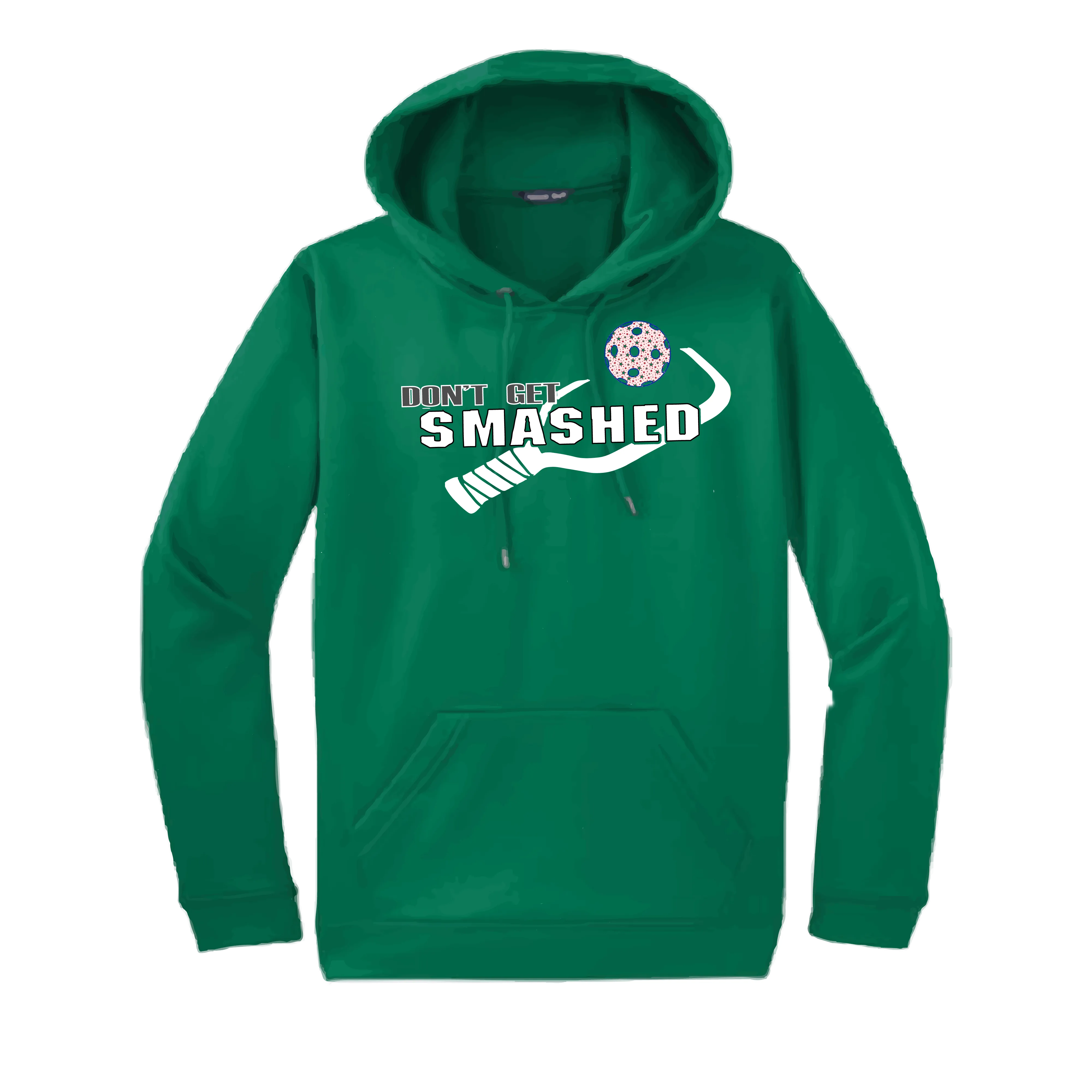 Don't Get Smashed (Patriotic Stars) | Unisex Hoodie Pickleball Sweatshirt | 50% Cotton 50% Polyester