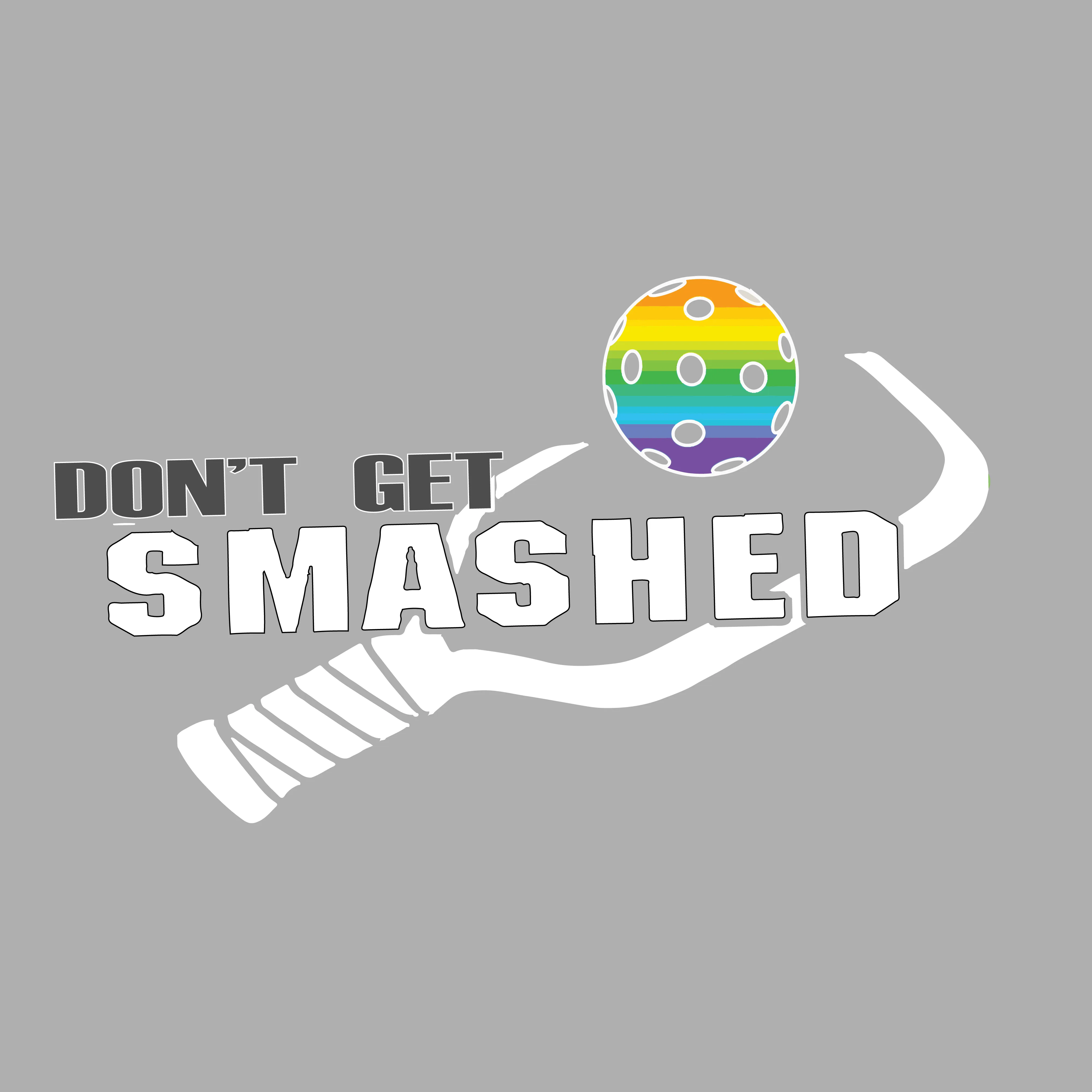 Don't Get Smashed (Patriotic Stars) | Unisex Hoodie Pickleball Sweatshirt | 50% Cotton 50% Polyester