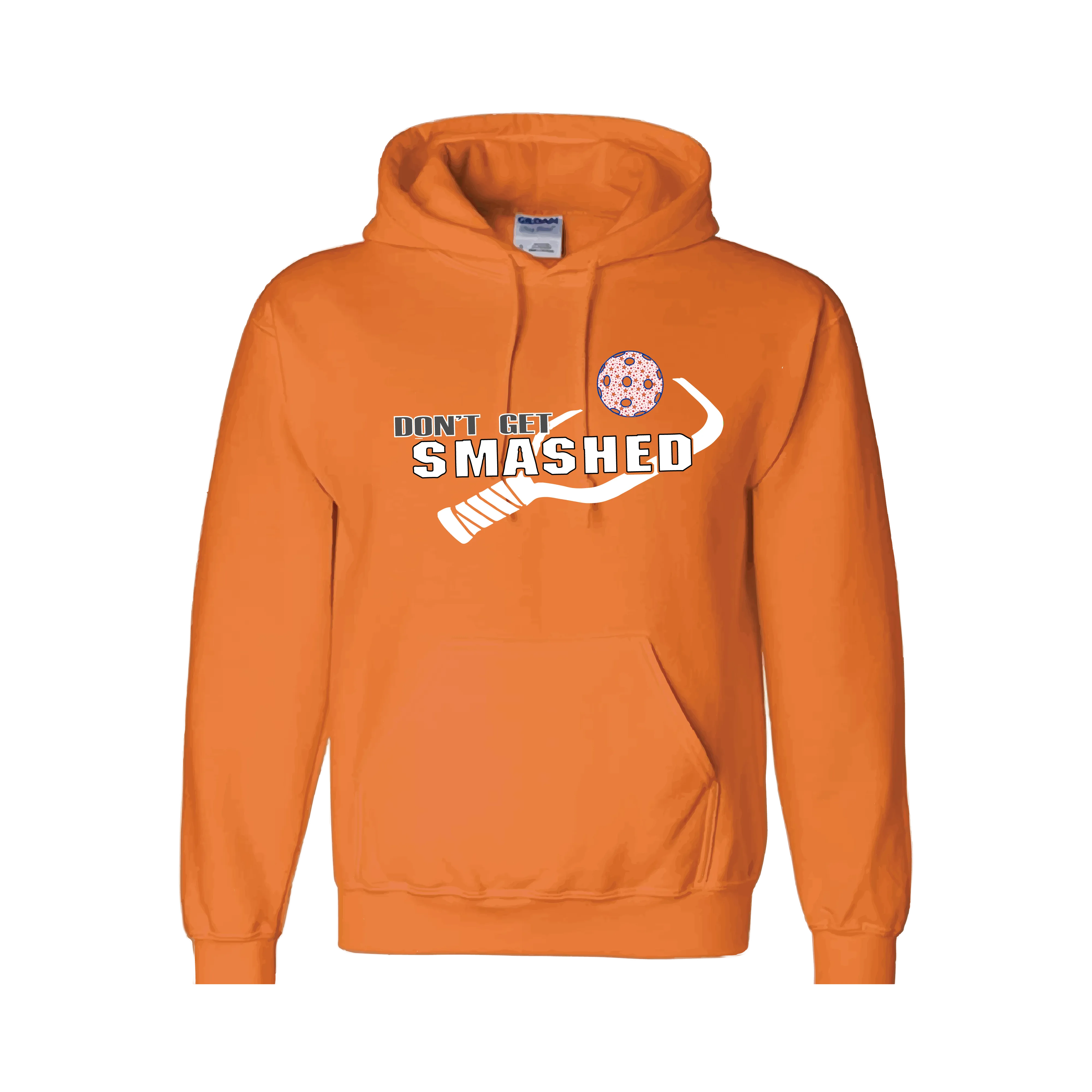 Don't Get Smashed (Patriotic Stars) | Unisex Hoodie Pickleball Sweatshirt | 50% Cotton 50% Polyester