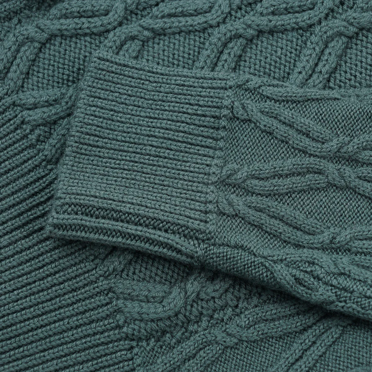 Drumohr Half-Zip Merino Wool Sweater