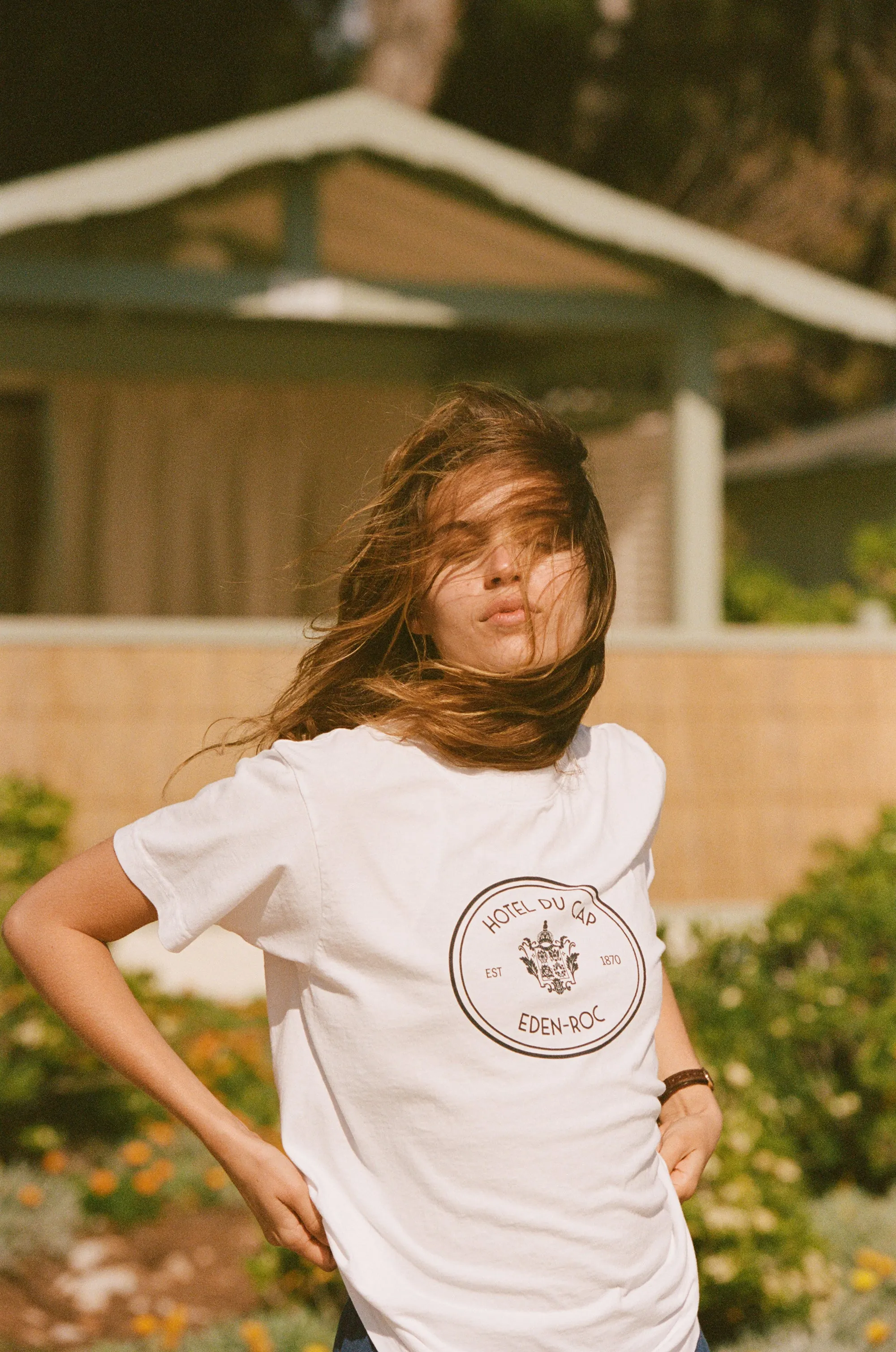 Eden Crest Kennedy T-Shirt - White/Navy