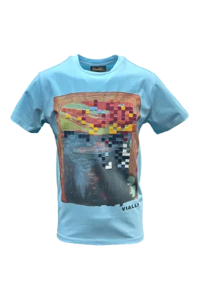 Certainly! Here is an optimized version of the product title with descriptive modifiers:

Ficaso Premium Cotton Graphic T-Shirt for Men – Casual Comfort with Stylish Design