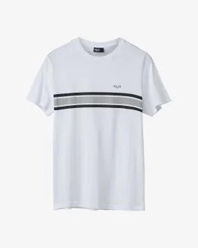 Gilleleje T-shirt Wmn - White/Black/Grey/Black